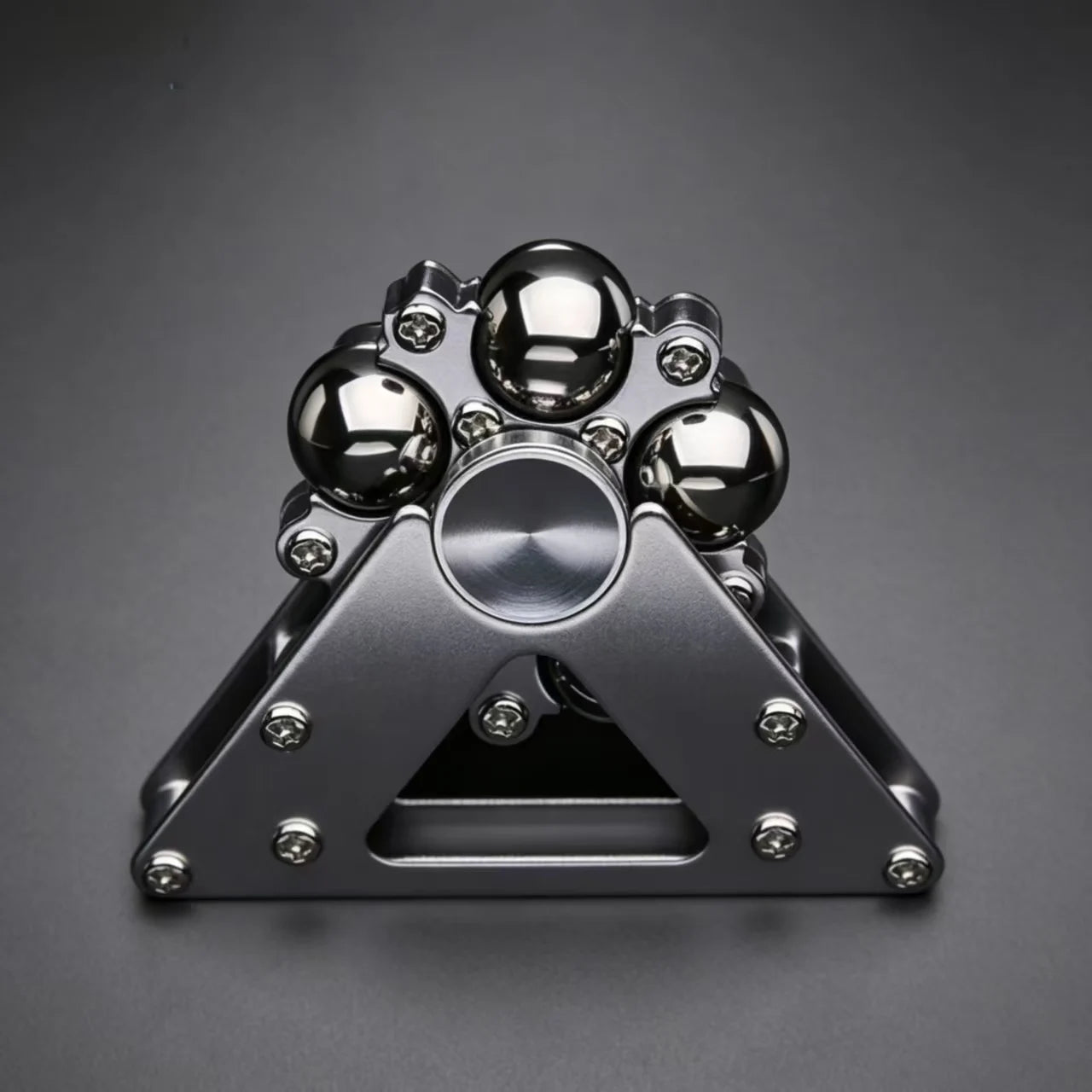 Metal Fidget Spinner, Rolling Ball Track Stress Relief Hand Spinner, Anti-Anxiety Fidget Toy for Adults & Kids