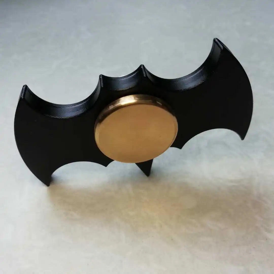 Bat Shape Metal Fidget Spinner EDC Aluminum Alloy Hand Spinner anti Relieve Stress Toys for Adult Kids Anti-Anxiety Fidget Toy