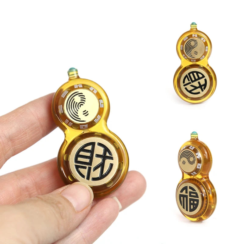 Pei Cucurbit Spinner Fidget Slider Metal Fidget Toys ADHD Tool Anti-Anxiety Office Desk Toys Stress Relief Toys Fidget Toys