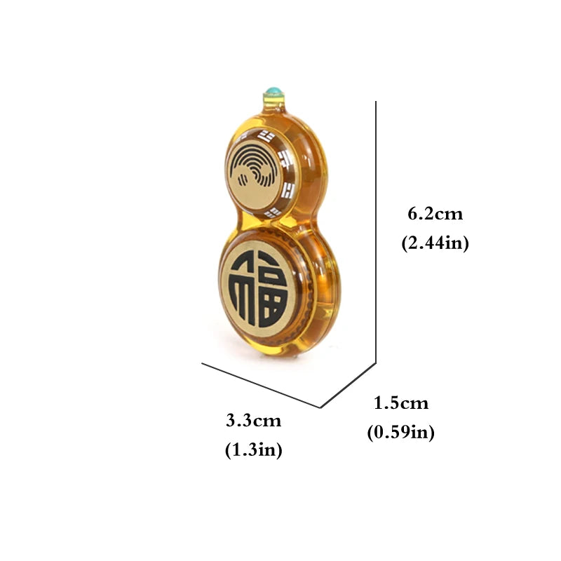 Pei Cucurbit Spinner Fidget Slider Metal Fidget Toys ADHD Tool Anti-Anxiety Office Desk Toys Stress Relief Toys Fidget Toys