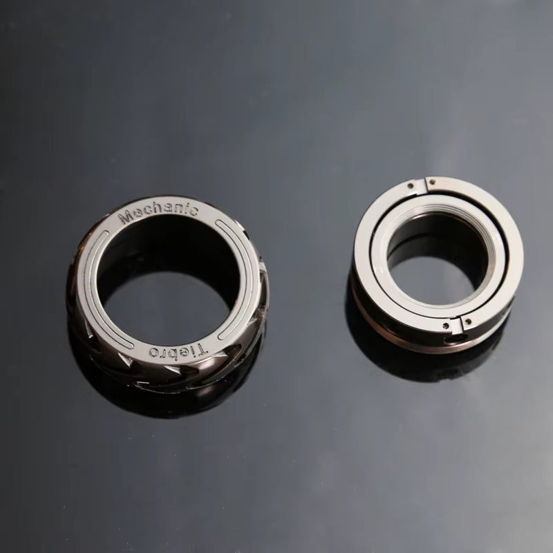 Ratchet Wheel Fidget Ring Fidget Slider Adult EDC Metal Fidget Toys ADHD Hand Spinner Stress Relief Toys Office Toy Adult Gift