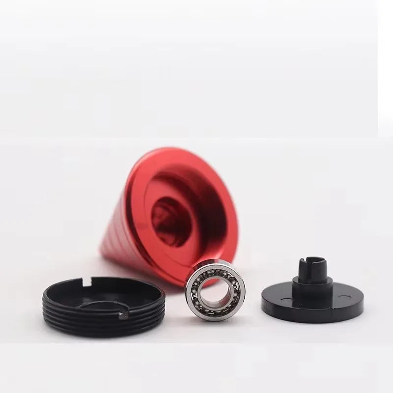 30MM Adult Desktop Decompression Metal Aluminum Alloy Decompression Hypnosis Spinning Gyroscope Fingertip Toy Power Cone Rotator