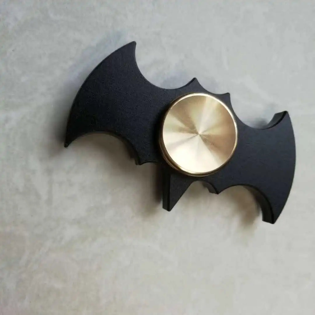 Bat Shape Metal Fidget Spinner EDC Aluminum Alloy Hand Spinner anti Relieve Stress Toys for Adult Kids Anti-Anxiety Fidget Toy