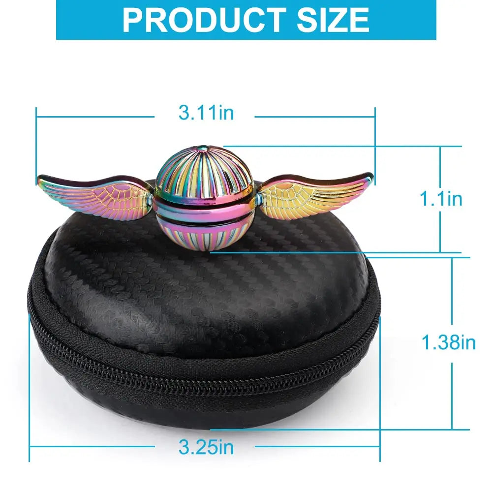 Metallic Spinner Fidgeting Toys ,Antistress Metal Toy EDC Fidget Spinners for Anxiety Adults Kids Sensory Stress Relief Toys