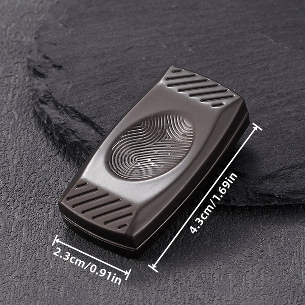 Fingerprint Magnetic Haptic Slider EDC Fidget Slider Metal Fidget Toys ADHD Tool Adult Anxiety Stress Relief Toys