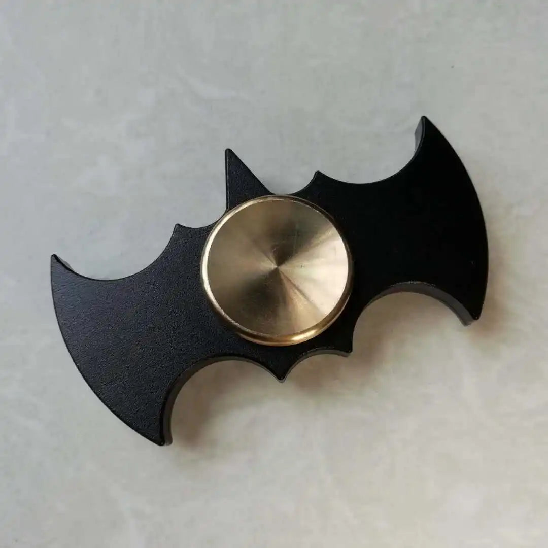 Bat Shape Metal Fidget Spinner EDC Aluminum Alloy Hand Spinner anti Relieve Stress Toys for Adult Kids Anti-Anxiety Fidget Toy