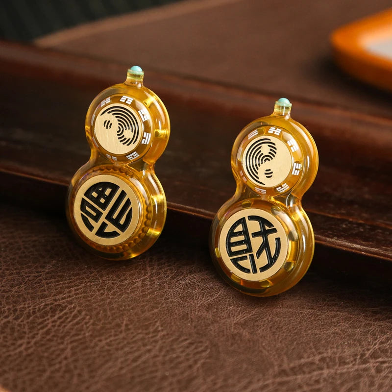Pei Cucurbit Spinner Fidget Slider Metal Fidget Toys ADHD Tool Anti-Anxiety Office Desk Toys Stress Relief Toys Fidget Toys