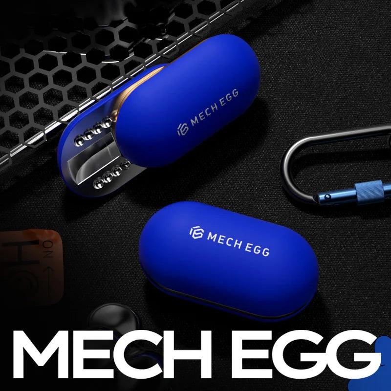 Fidget Toys Push-And-Slide Stress-Relieving Metal Toy, Mech Egg, EDC, ADHD Tool, Adult Stress-Relieving Toy, Kids' Gift