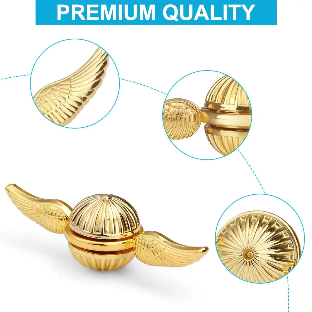 Metallic Spinner Fidgeting Toys ,Antistress Metal Toy EDC Fidget Spinners for Anxiety Adults Kids Sensory Stress Relief Toys