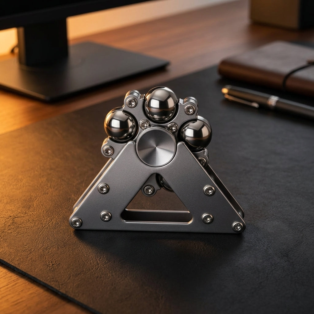 Apex Kinetic Ball Track Spinner | Premium Steel Orb Hand Spinner - Hero View