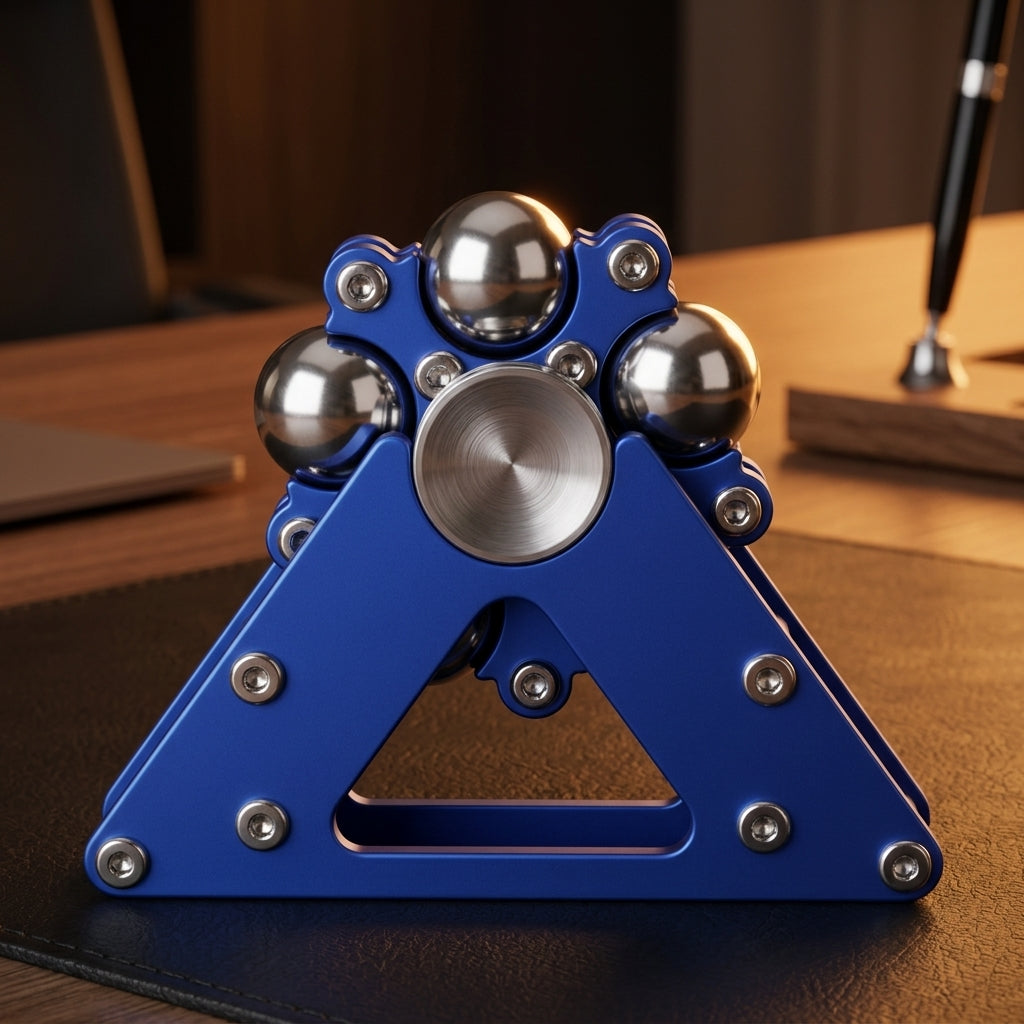 Apex Kinetic Ball Track Spinner | Premium Steel Orb Hand Spinner - Variant View