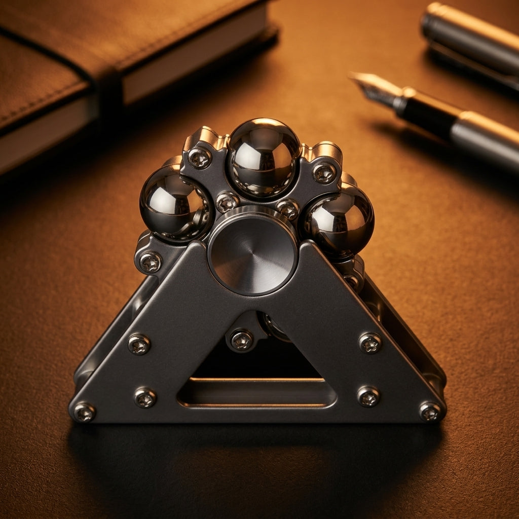 Apex Kinetic Ball Track Spinner | Premium Steel Orb Hand Spinner - Variant View