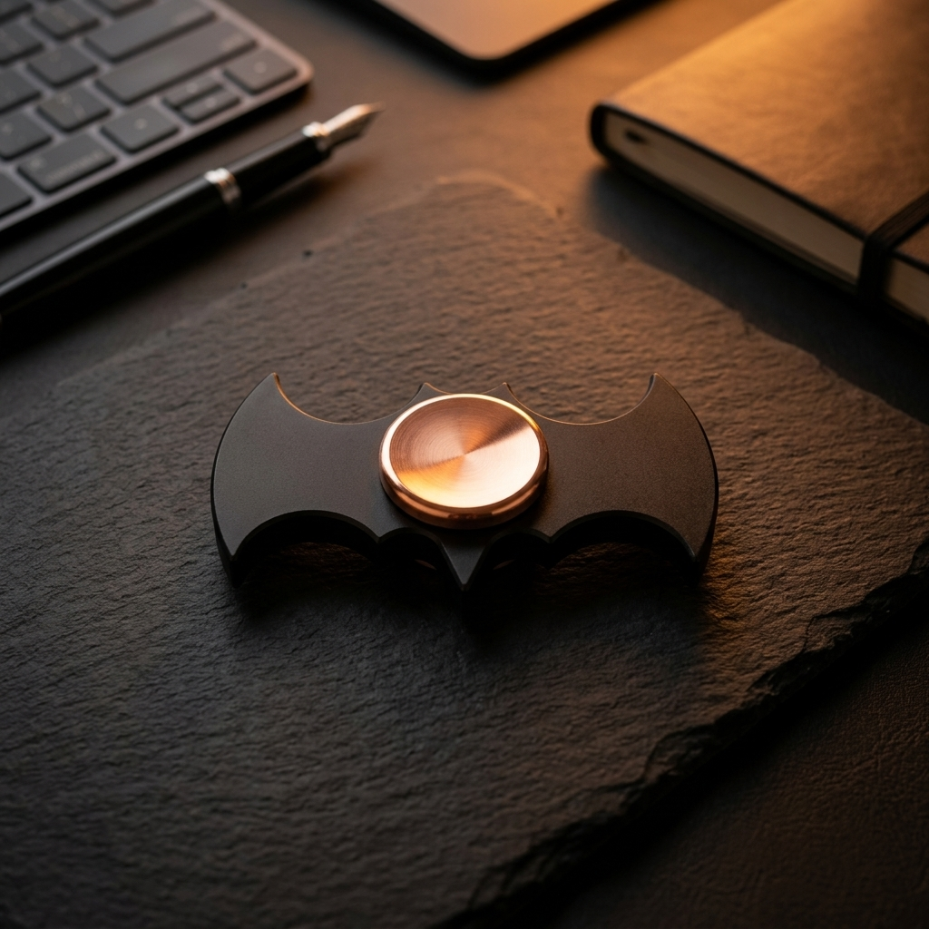Apex Bat Fidget Spinner | Premium Copper & Aluminum Hand Spinner - Hero View