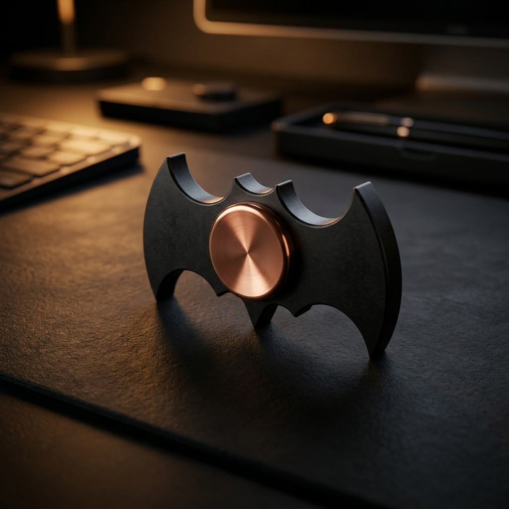 Apex Bat Fidget Spinner | Premium Copper & Aluminum Hand Spinner - Lifestyle View