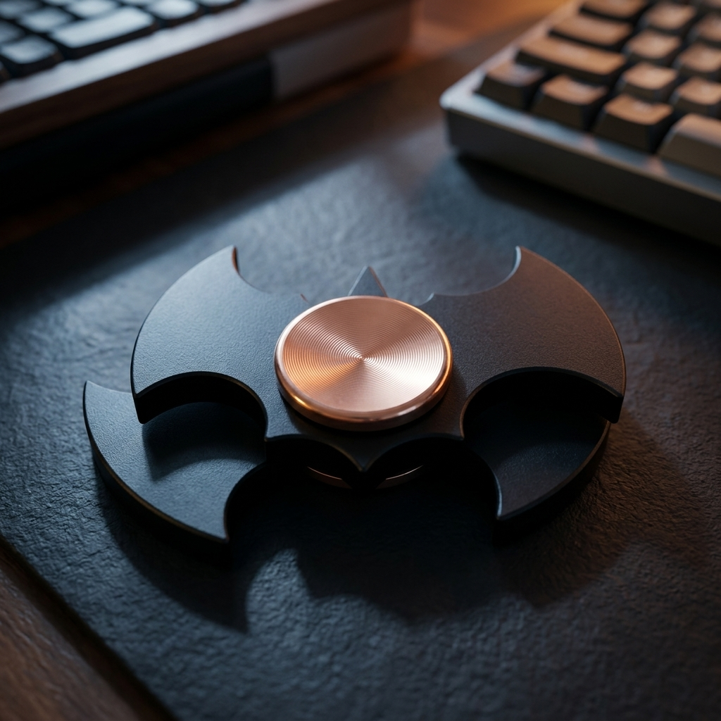 Apex Bat Fidget Spinner | Premium Copper & Aluminum Hand Spinner - Lifestyle View