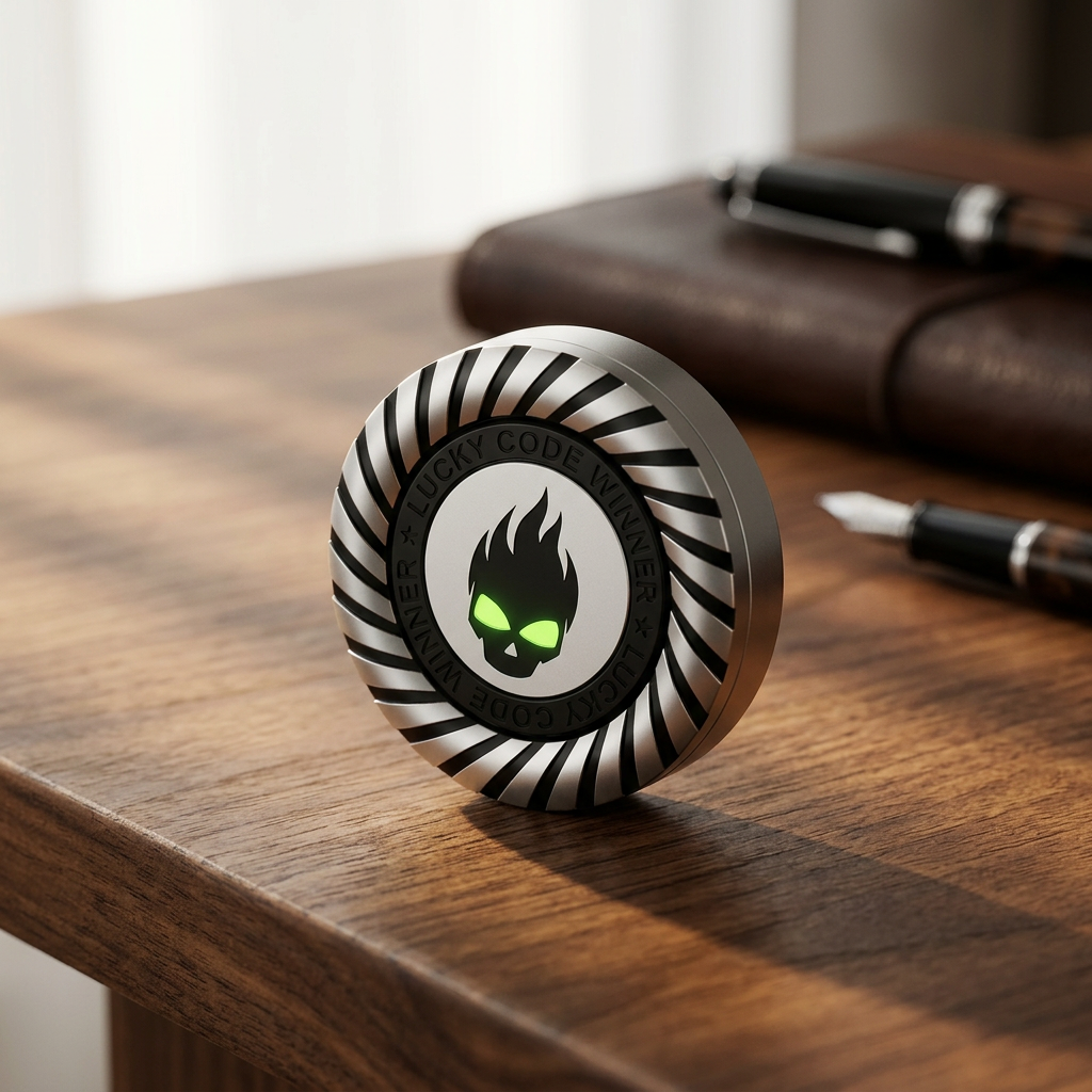 Apex Chrono Ratchet Spinner | Premium Machined Brass Gear Gyro - Lifestyle View