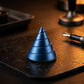 Apex Desktop Kinetic Cone | Premium Machined Aluminum Spinning Top - Variant View