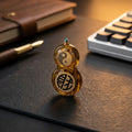 Apex PEI Cucurbit Slider | Premium Amber PEI Haptic Fidget Toy - Cucurbit View