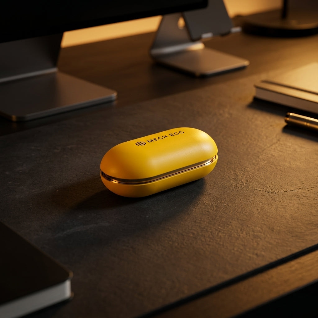 Apex Mech Egg Slider | Premium Machined Haptic Fidget Egg - Variant View