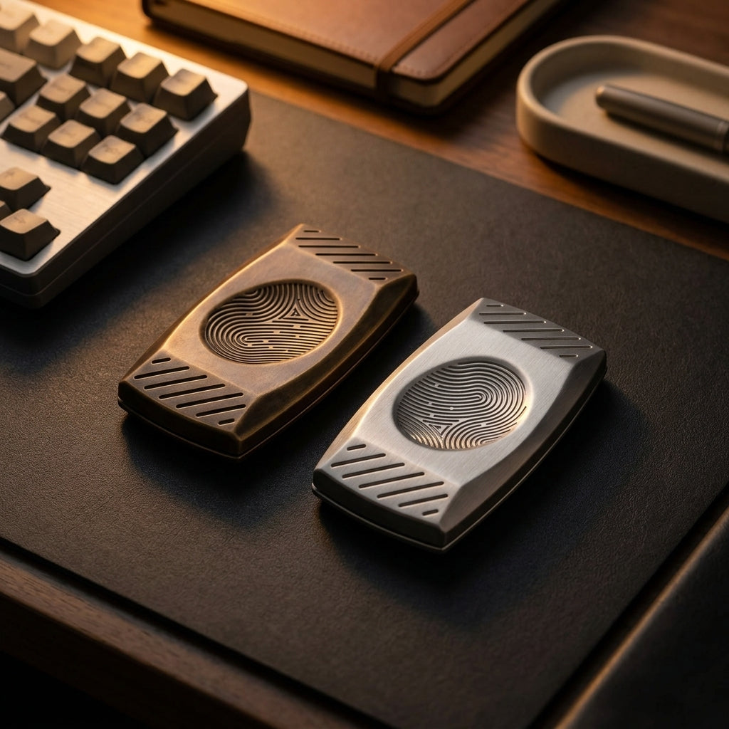 Apex Fingerprint Haptic Slider | Premium Textured Zinc Alloy Slider - Hero View