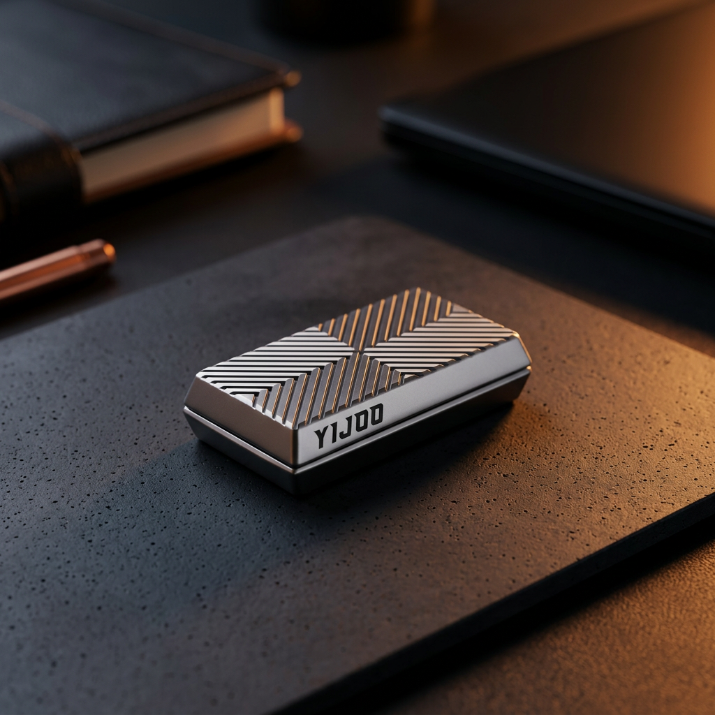 Apex Infinite Gyro Card | Premium Multi-Axis Metal Fidget Spinner - Lifestyle View