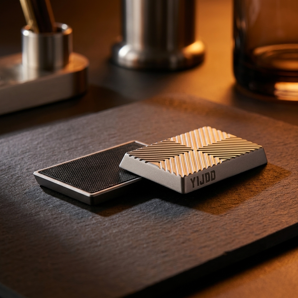 Apex Infinite Gyro Card | Premium Multi-Axis Metal Fidget Spinner - Lifestyle View