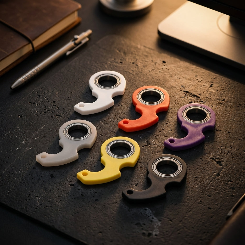Apex Spinner Keyring | Premium Alloy Fidget Keychain - Lifestyle View