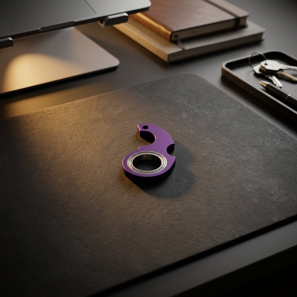 Apex Spinner Keyring | Premium Alloy Fidget Keychain - Variant View