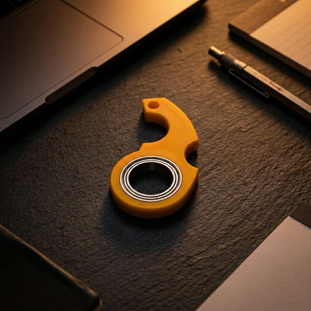 Apex Spinner Keyring | Premium Alloy Fidget Keychain - Variant View