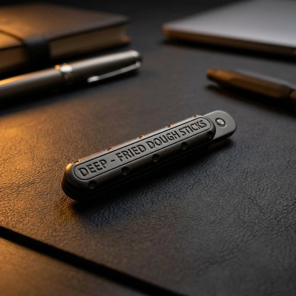Nexus Youtiao Haptic Slider | Premium Sandblasted Gunmetal Fidget Bar - Lifestyle View
