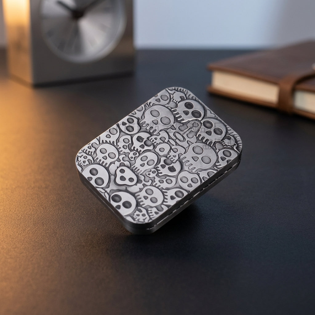 Apex Poker Push Card | Premium Metal Haptic Fidget Slider - Variant View