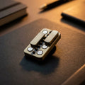 Apex Soundwave Haptic Slider | Premium Zinc Alloy Push Card - Variant View
