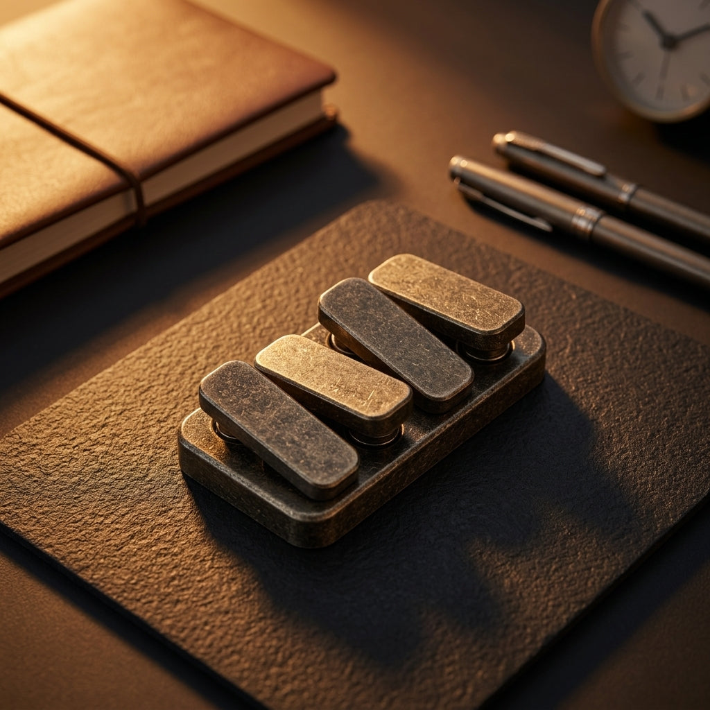 Apex Soundwave Haptic Slider | Premium Zinc Alloy Push Card - Variant View