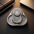Titan Sunburst Haptic Coin | Premium Concentric Radial Dial Coin - Hero View