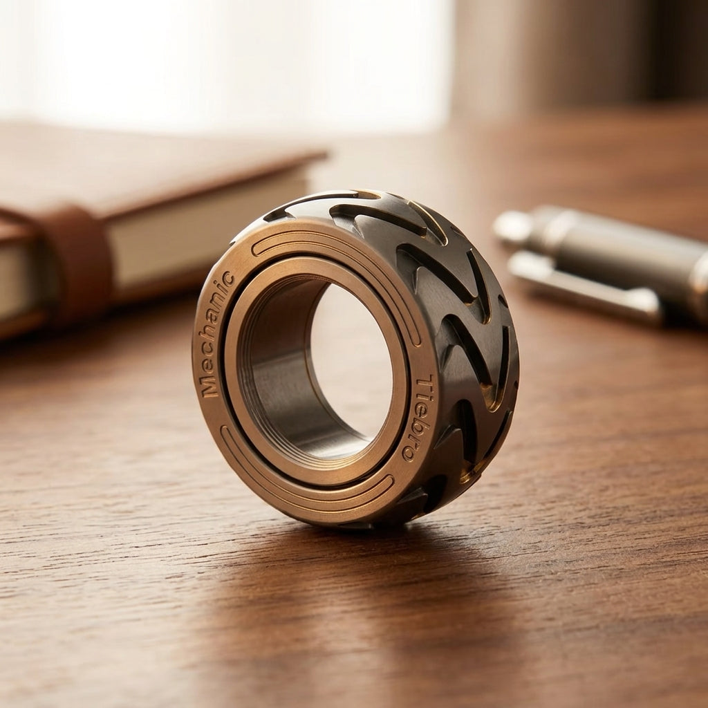 Vortex Haptic Ring | Premium EDC Watch-Bezel Fidget Ring - Lifestyle View