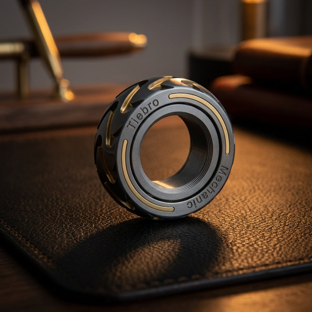 Vortex Haptic Ring | Premium EDC Watch-Bezel Fidget Ring - Lifestyle View