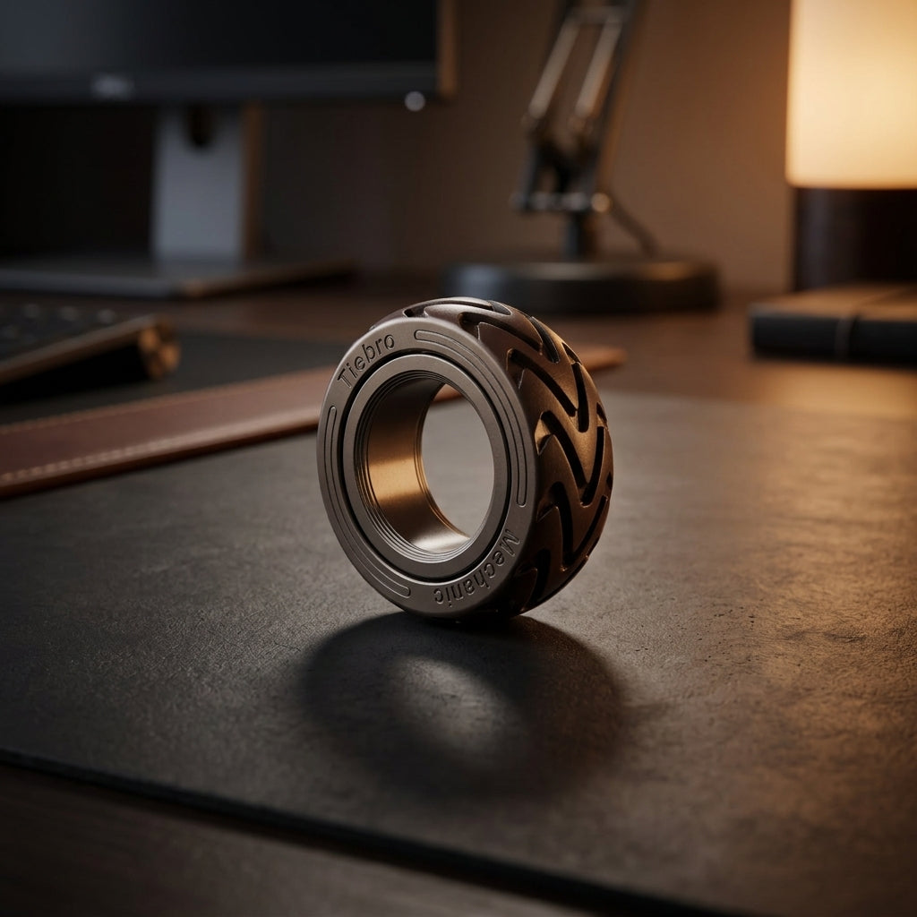 Vortex Haptic Ring | Premium EDC Watch-Bezel Fidget Ring - Lifestyle View