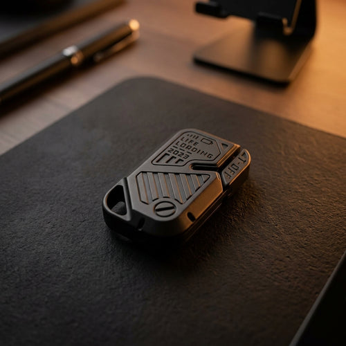 Apex 01 Haptic Slider | Premium Dual-Track Magnetic Fidget Slider - One View