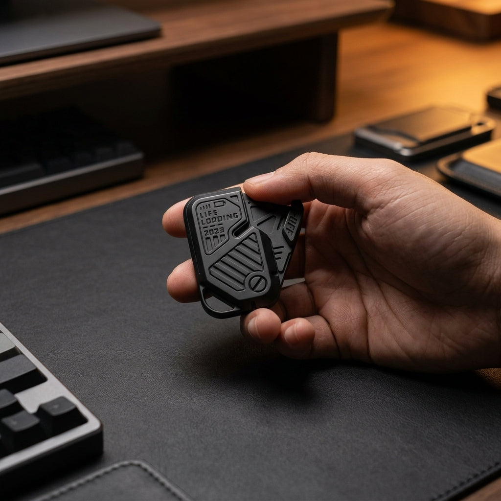 Apex 01 Haptic Slider | Premium Dual-Track Magnetic Fidget Slider - Lifestyle View
