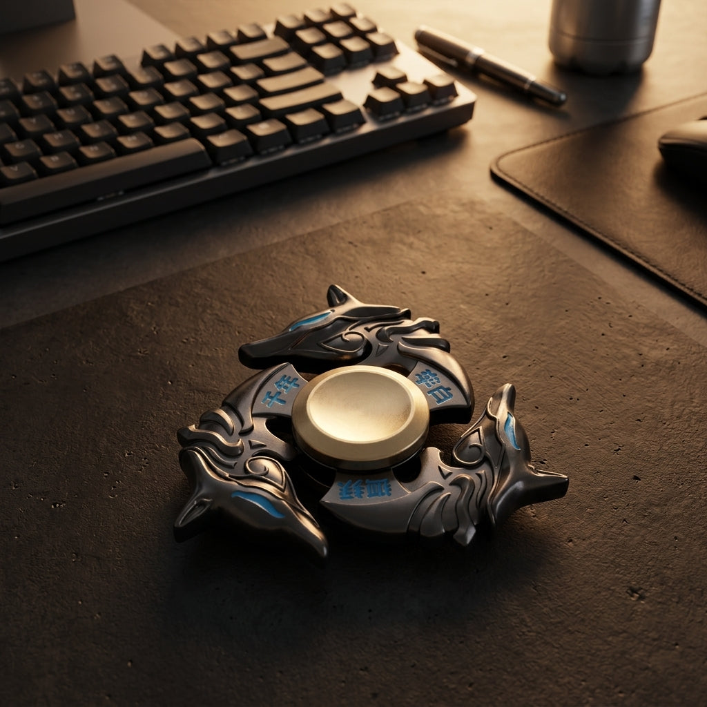 Apex Electroplate Fidget Spinner | Premium Zinc Alloy Hand Spinner - 1 View