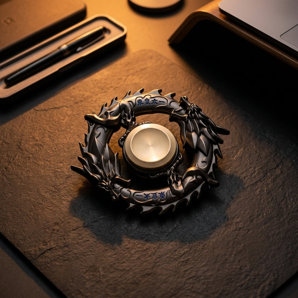 Apex Electroplate Fidget Spinner | Premium Zinc Alloy Hand Spinner - Lifestyle View